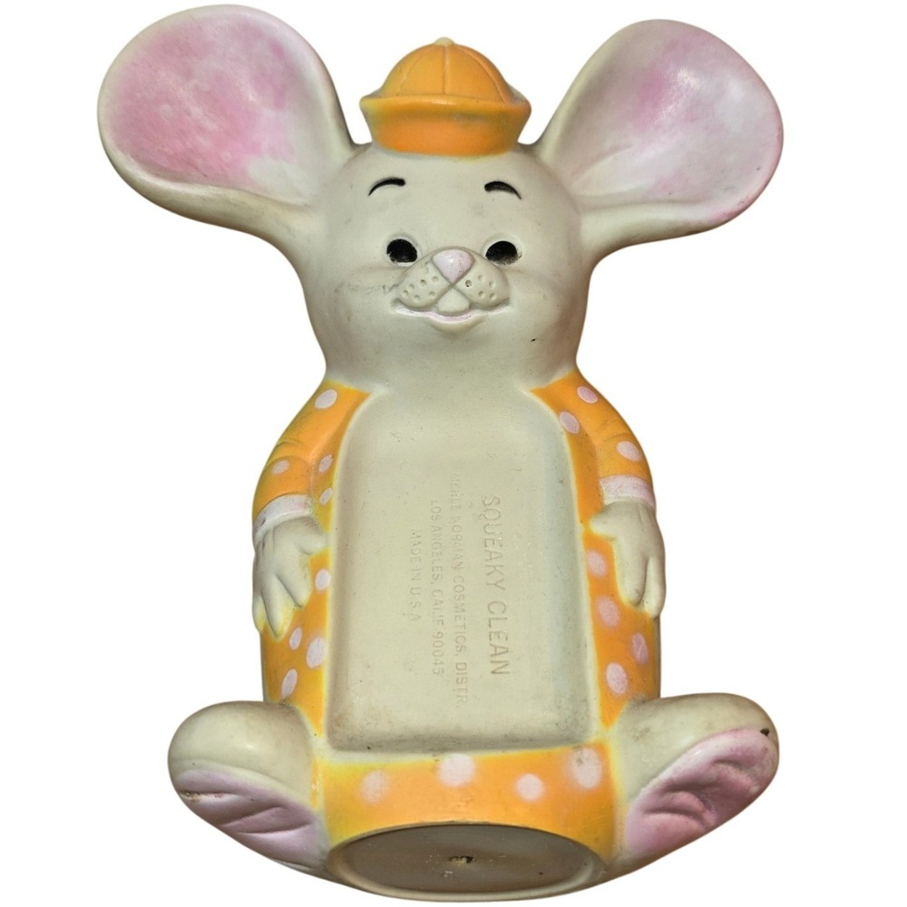 Vintage Rare Merle Norman Cosmetics Squeaky Clean‎ Rubber Soap Dish Bunny Rabbit